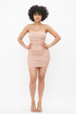 Rhianna Tube Dress Nude